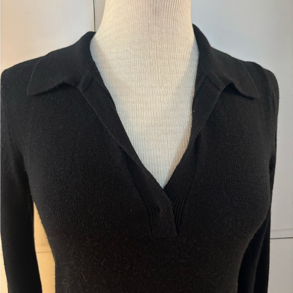 STAUD Black Long Sleeve Dress - Picture 3 of 5